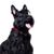 Scottish Terrier black, small dog with black coat, dog with long coat, black dog breed, prick ears, dog with moustache, city dog, dog breed for beginners
