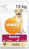 IAMS for Vitality Senior Hundefutter trocken - Trockenfutter für ältere Hunde ab 7 Jahre, geeignet für große Hunde, 12 kg