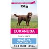 Eukanuba Daily Care Weight Control für große Rassen - Fettarmes Hundefutter zum Gewichtserhalt oder Diät bei Übergewicht, 15 kg