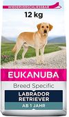 Eukanuba Breed Specific Labrador Retriever Trockenfutter - optimal auf die Rasse abgestimmtes Premium Hundefutter mit Huhn, 12 kg