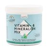 naftie Vitamin & Mineralien Mix für Hunde | Multivitamine & Mineralstoffe | Futterzusatz Pulver mit Micro-Nährstoffen, Calciumcarbonat, Hefe, Spirulina & See-Algen | Barf-Zusatz | vegetarisch | 500g