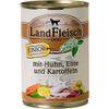 LandFleisch | Junior mit Huhn, Ente und Kartoffeln | 12 x 400 g