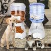 Old Tjikko Automatischer Futter und Wasserspender für Katzen und Hunde,Futterautomat Katze,Automatischer Futterspender & Wassertränker im Set für Kleintiere,Hund Schüssel,jeweils 3.8L PBA frei