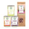 naftie veganes Hundefutter Bio Veggie Box klein | 3 Hundenassfutter Sorten Plus vegane Hundeleckerli | für Hunde mit einem Herz für Tiere