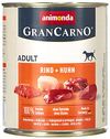 animonda Gran Carno adult Hundefutter, Nassfutter für erwachsene Hunde, Rind + Huhn, 6 x 800 g