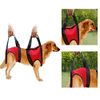 Hunde Tragehilfe vorne Hund Unterstützung Harness Pet Gehhilfe Heben Ziehen Weste Sling Unterstützung Rehabilitation für Alte & Verletzte Hunde (Front Leg - S-Red)