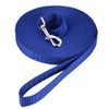 HAPPY HACHI Schleppleine für Hunde, 3m /5m /10m /15m /20m /33m Nylon Hundeleine mit Robuste & Wetterfeste, Trainingsleine mit D-Karabiner und Griffpolster für Große bis Kleine Hunde (5m, Blue)