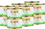 BIOPUR Bio Hundefutter Huhn, Reis & Karotten für Hunde 12x400g