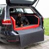 CopcoPet Two Autohundebett Hundebett Kofferraum Transportbett Autoschondecke (100 x 70 x 38 cm, Rot-Schwarz)