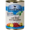 LandFleisch | Senior Rind und Kartoffeln | 12 x 400 g