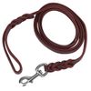 1,2m / 1,6m / 2,1m Leder Hundeleine Hundeführleine Haustier Hundeleine Sicherheitsseil Ledergürtel Leder Hundehalsband & Leine für Haustier Laufen Gehen Ausbildung, 1,2 cm Breite(1.2m)