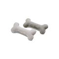 PiuPet® Hundeknochen 2er Set - Spielknochen für Hunde - Hundespielzeug aus natürlicher Baumwolle - Spielzeug für große und kleine Hunde (S)