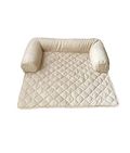 Pet's handgefertigte Hundedecke waschbar, Sofaschutz, Hundebett für Grosse Hunde u. kleine Hunde, Kofferraumschutz (Hund Katze) (L ca. 76x76x12cm, Beige) Pet's handgefertigte Hundedecke waschbar, Sofaschutz, Hundebett für Grosse Hunde u. kleine Hunde, Kofferraumschutz (Hund Katze) (L ca. 76x76x12cm, Beige)