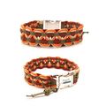 Paracord Halsband - Big Wave, Paracordhalsband, Hundehalsband, wahlweise mit Gravur oder weiteren Extras