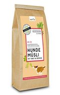 naftie Bio Hundeflocken Hundemüsli No. 02 mit Obst & Gemüse | Flocken Mischung für Hunde mit Vollkorn-Reisflocken, Möhrenflocken und Kokosflocken | glutenfrei | vegan | Barf-Zusatz | 3kg