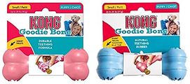 Kong Puppy Kong Goodie Bone Spielzeug-Knochen und Leckerli-Spender für zahnende Welpen Größe S/M Kong Puppy Kong Goodie Bone Spielzeug-Knochen und Leckerli-Spender für zahnende Welpen Größe S/M