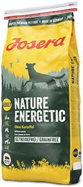 Josera Nature Energetic (1 x 15 kg) | getreidefreies Hundefutter ohne Kartoffeln | Super Premium Trockenfutter für ausgewachsene Hunde | 1er Pack