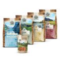 Wildes Land - Classic Adult Mixpaket - 4 x 1 kg + 70 g - Hundefutter - Probierpaket