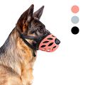 Supet Maulkorb Hund Silikon Korbmaulkorb Atmungsaktiver Maulkörbe mit Verstellbare Nylon Träger für Kleine Mittlere und Große Hunde Trainingsmaulkorb verhindert Bellen Beißen und Kauen