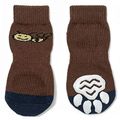 Pet Heroic Indoor Anti-Rutsch Socken für Hunde und Katzen - 6 Größen von S bis 3XL für kleine-riesige Tiere - Pfotenschutz und Traktion Dank Silikon-Gel