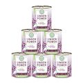 naftie veganes Hundefutter Bio Linsen Power | Purinarmes Nassfutter Menü mit Linsen, Buchweizen, Pastinaken & Äpfel | rein pflanzliche Zutaten | glutenfrei | getreidefrei | Sparpaket 6X 800g Dosen