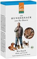 defu Hund | Bio Snack Huhn & Carob | Premium Bio Hundekekse | Leckerlis für Ihren Hund (6x200g)