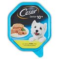 24er Pack Cesar Senior mit Huhn-Stueckchen und Reis 150g