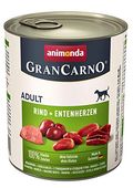 animonda Gran Carno adult Hundefutter, Nassfutter für erwachsene Hunde, Rind + Entenherzen, 6 x 800 g animonda Gran Carno adult Hundefutter, Nassfutter für erwachsene Hunde, Rind + Entenherzen, 6 x 800 g