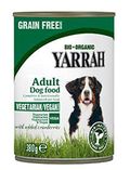 Yarrah 4er-Set Vega, Getreidefrei mit Cranberries 380g Veganes Bio Hundefutter