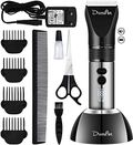 Domipet Schermaschine Hund Katze Tierhaarschneider Hundeschermaschine Leise Profi Haustier Schnurlosen Tierhaarschneidemaschine Wiederaufladbare Haarschneider Elektrische Dog Grooming Clippers