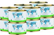 BIOPUR Bio Hundefutter Rind, Dinkel & Zucchini für Hunde 12x400g