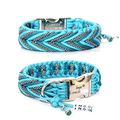 Paracord Halsband - Arrow, Hundehalsband, wahlweise mit Gravur und weiteren Extras