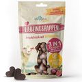 Ida Plus Lieblingshappen - 3 in 1 Hundeleckerli getreidefrei, zuckerfrei & mit viel Fleisch (Fisch & Lamm) - ideales Trainingsleckerli für Hunde - besonders saftige & kleine Hundesnacks - 250 g