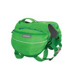 Ruffwear Wander-Rucksack für Hunde, Große bis sehr große Hunderassen, Größenverstellbar, Größe: L/XL, Grün (Meadow Green), Approach Pack, 50102-345LL1