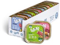 WOW Nassfutter Adult Multipack (je 2X Lachs, Pute, Wild, Lamm & 3X Rind 150g) Premium Hundefutter für ausgewachsene Hunde | reichhaltiges Futter mit viel frischem Fleisch für alle Hunderassen