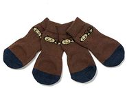 Pet Heroic Indoor Anti-Rutsch Socken für Hunde und Katzen - 6 Größen von S bis 3XL für kleine-riesige Tiere - Pfotenschutz und Traktion Dank Silikon-Gel