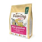 Green Petfood FarmDog Mini Grainfree (1 x 900 g), getreidefreies Hundefutter mit Tierwohl-Hühnchen, nachhaltiges Trockenfutter für wachsende und ausgewachsene Hunde, 1er Pack