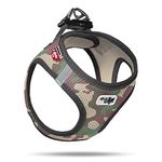 curli Geschirr Vest Air-Mesh, camo, 2XS(30 - 35 cm)