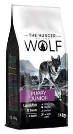 The Hunger of The Wolf Hundetrockenfutter für Welpen und junge Hunde, mit Lamm und Reis, alle Rassen, feine Zubereitung, 14 kg