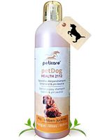 Peticare Welpen Pflege-Shampoo bei Juckreiz Milben Pilz Floh - Spezial Hunde Welpen-Shampoo bei unangenehmem Fell-Geruch, pflegt die Hunde-Haut, effektive Pflege-Formel - petDog Health 2112