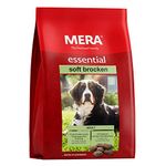 MERA essential Hundefutter > Soft Brocken < Halbfeuchtes Trockenfutter für ausgewachsene Hunde mit normalem Aktivitätsniveau - Ohne Zucker & Konservierungsstoffe (12,5 kg)