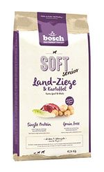 bosch HPC SOFT Senior Ziege & Kartoffel | halbfeuchtes Hundefutter für ältere | ernährungssensible Hunde aller Rassen | Single Protein | Grain-Free | 1 x 12.5 kg