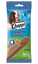 Chappi Dental-Hundesnacks - 70 Zahnpflege-Sticks zur Reduzierung von Zahnstein & Zahnbelag für mittelgroße Hunde von 10-25 kg, 10er Pack (10 x 180 g)