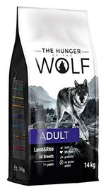 The Hunger of The Wolf Hundetrockenfutter für erwachsene Hunde mit Lamm und Reis, alle Rassen, feine Zubereitung, 14 kg