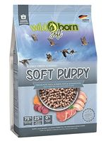 Wildborn Soft Puppy 4kg getreidefreies Welpenfutter mit 75% mit frischem Fleisch & Fisch | Halbfeuchtes Trockenfutter für Junge Hunde | getreidefreie Rezeptur aus Deutschland