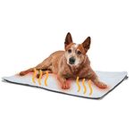 PiuPet® Selbstheizende Decke für Hunde, 90x60cm, Wärmematte Hund, Heizdecke Hund ohne Strom