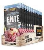 Belcando Frischebeutel [12x125g Ente mit Reis & Preiselbeeren] | Nassfutter für Hunde | Feuchtfutter Alleinfutter im Einzelportionsbeutel