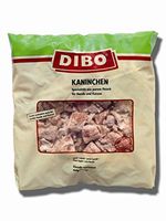 DIBO Kaninchen, 6 x 1.000g-Beutel, Tiefkühlfutter, gesunde, natürliche Ernährung für Hunde und Katzen, Barf, B.A.R.F.