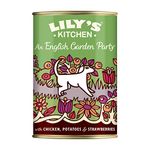 Lily's Kitchen - Nass Hundefutter für ausgewachsene Hunde 6er Pack (6 x 400g) - An English Garden Party