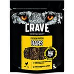 Crave Hundesnacks Protein Bars mit 100% natürlichem Huhn, 7 x 76g